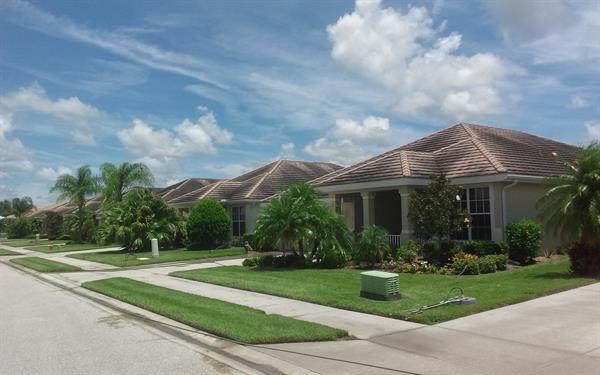 HOA Community Soft Wash Tile Roof Cleaning Venice FL