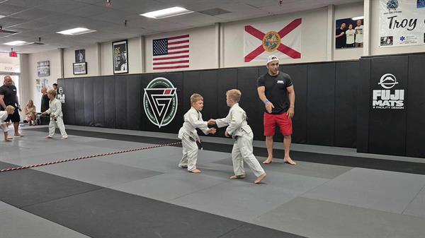 Kids BJJ picture from our In House Tournament 
