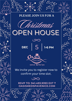 Christmas Open House Dec. 5th