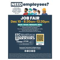 Suncoast Technical College Job Fair,  Tuesday-Dec 10, 8:30am-12:30pm