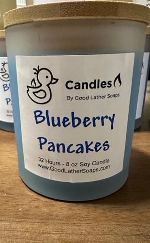 Blueberry Pancakes 8 oz soy candle