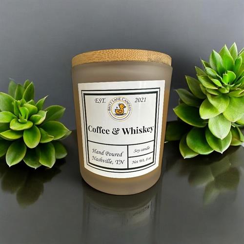 Coffee & Whiskey 8 oz Candle