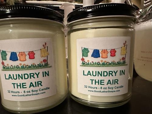 Laundry in the Air Candle