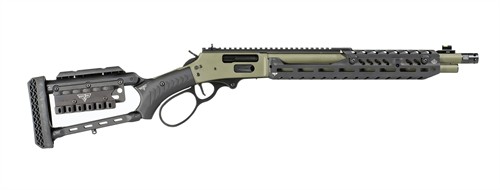 Smith & Wesson 1854 Stealth Hunter, 16.30" Barrel, RPP Stock, RPP PewView Handguard, Sniper Green Cerakote, 357 Mag, 30-30 WIN, 45-70, 44 Mag