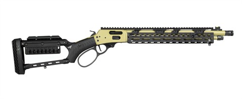 Smith & Wesson 1854 Stealth Hunter, 16.30" Barrel, RPP Stock, RPP PewView Handguard, Pale Green Cerakote, 357 Mag, 30-30 WIN, 45-70, 44 Mag