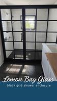 Contemporary Grid Shower doors, clean lines and expert sealing. Contemporary Grid Shower doors, clean lines and expert sealing.