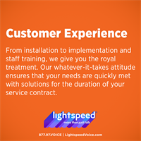 Lightspeed Voice Customer Experience