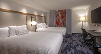 Double/Double Standard - 2 full size beds, mini-fridge and microwave