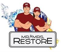 Mr and Mrs Restore logo Mr and Mrs Restore logo