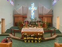 Altar at Easter