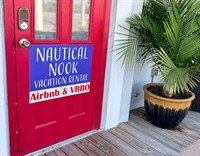 Nautical Nook, our two bedroom one bathroom unit, with a private deck.