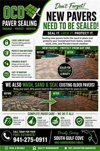 OCD Exterior Cleaning Solutions and Paver Sealing