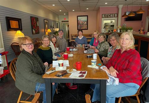 Join your friends for some relaxed conversation.