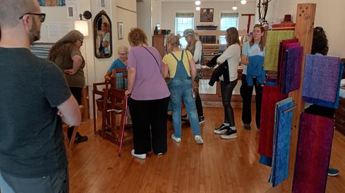 Weaving Demo on the Fall Art Tour.    https://fallarttour.com/