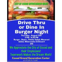 Cozad Grand Generation Burger Night