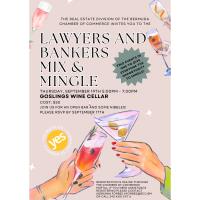 Lawyers and Bankers Mix and Mingle