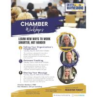 Chamber Workshops - Learn New Ways to Work Smarter, Not Harder