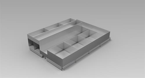 Bedbox design 3D rendering