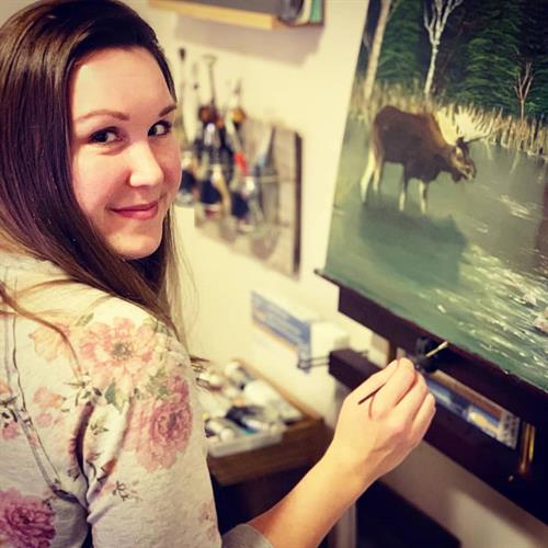 Maker: ArtistiCass (C. Johnson):  Oil Painter.  Cassie has originals and prints available.  Landscapes, flora, and wildlife are her interests.