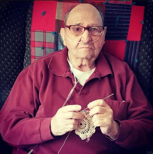 Maker: R. Grammond (1.10.44-12.1.21):  Doily maker.  Great Uncle Roger passed away December 2021.  We continue to carry his handcrafted doilies and are happy to be able to continue to share his story. 