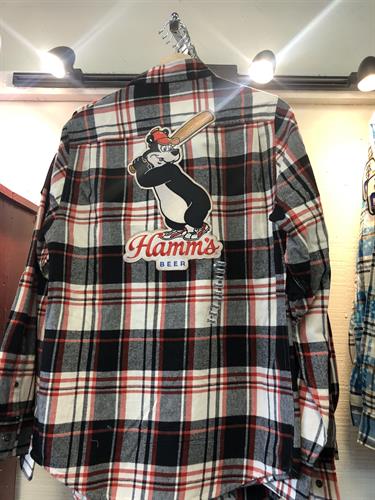 Hamm's Baseball Collection Flannel 