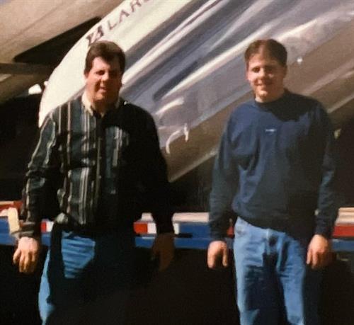 Steve and Brent Wiczek ca. 1998