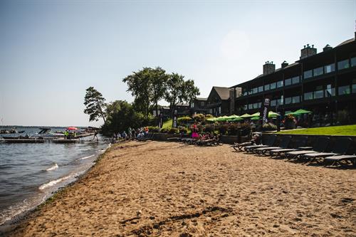 Sandy Beach on Gull Lake