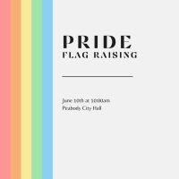 Pride Flag Raising