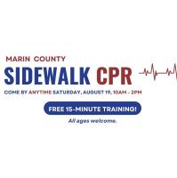 Marin County Sidewalk CPR Event