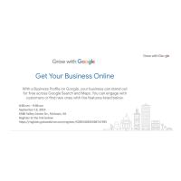 Google Webinar - Get Your Business Online