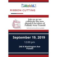 Pulaski Area Transit Ribbon Cutting