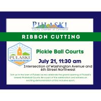 Ribbon Cutting: Town of Pulaski Pickl Ball Courts