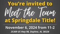 Springdale Title Open House