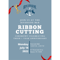 Riverside B&B Ribbon Cutting 