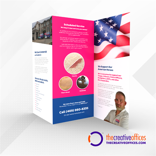 Tri-Fold Brochure for Cleaning Services