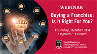 Buying a Franchise: Is it Right For You? Webinar