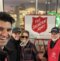 Ringing the bell for the Salvation Army 