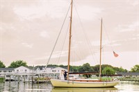 Newlywed on 1935 ketch Lady Patty