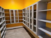 Pantry Design with open and closed storage