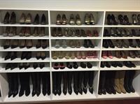 Organized shoes and boots