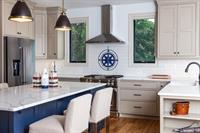 Paquin Interiors Kitchen Design and Installation in New Home in St. Michaels. 