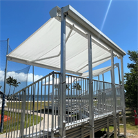 Vinyl & Shade Sports Awning and Shade Drop Screen