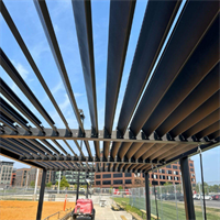 Vinyl & Shade Open Double Pergola