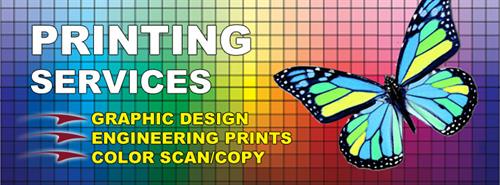 Full-Services Printing facility - Graphic Design; Marketing