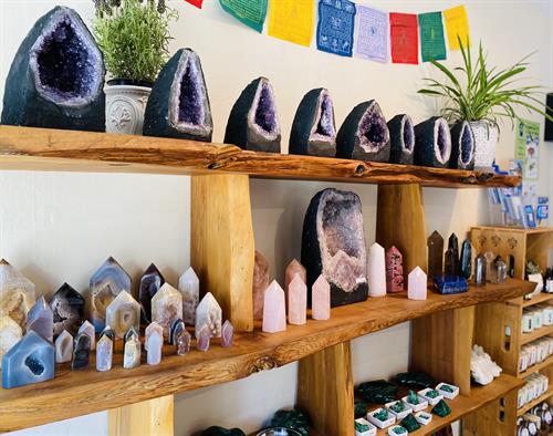 Crystals and other inspiring items to support your growth and transformation.