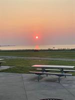 Sunrise over Sherwood Island State Park