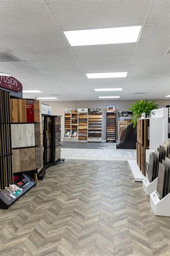 The Arvada Flooring company showroom Hard Surface selections