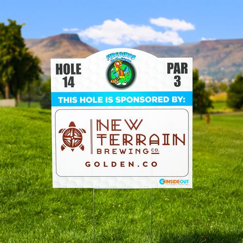 Local Golf Charity Yard Signs