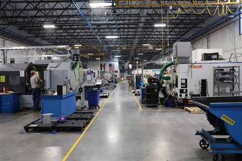 Our shop floor for advanced manufacturing of turbomachinery
