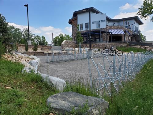 Plenty of bike parking; right off of Ralston Creek Trail!